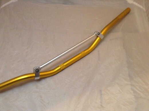 Lenker mit Strebe Supermoto gold farben alternativ