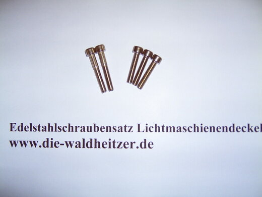 Edelstahlschraubensatz Lichtmaschinendeckel