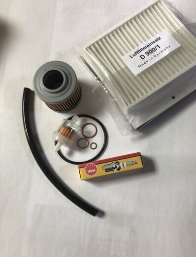 Servicekit Luft/Benzin/ölfilter,Gleitfunkenkerze,Ölfilterdeckeldichtung