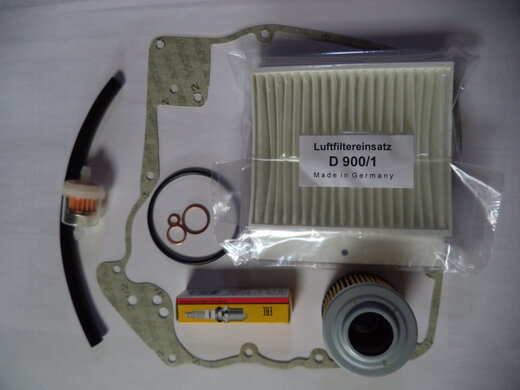 Service Set MZ 125 SM SX RT MuZ Sand Guss Luftfilter Ölfilter Zündkerze Benzin