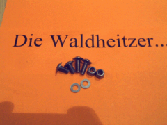 Edelstahlschraubensatz Kettenschutz & Ritzelabdeckung