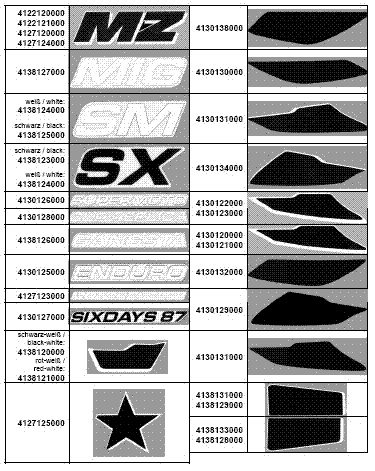 Dekorfolie "SX"  wei