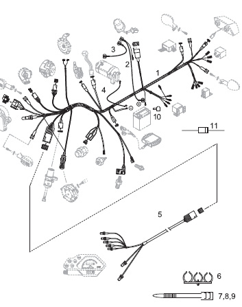 Flachkontakt f.Sicherungsdose0,5-1,0mm2