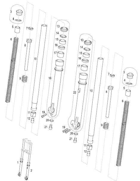 O-Ring Verschlussschraube Telegabel SM SX