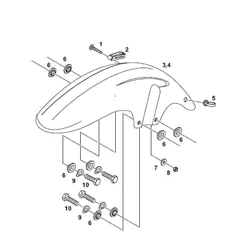 Anb. Kotflgel vorn RT