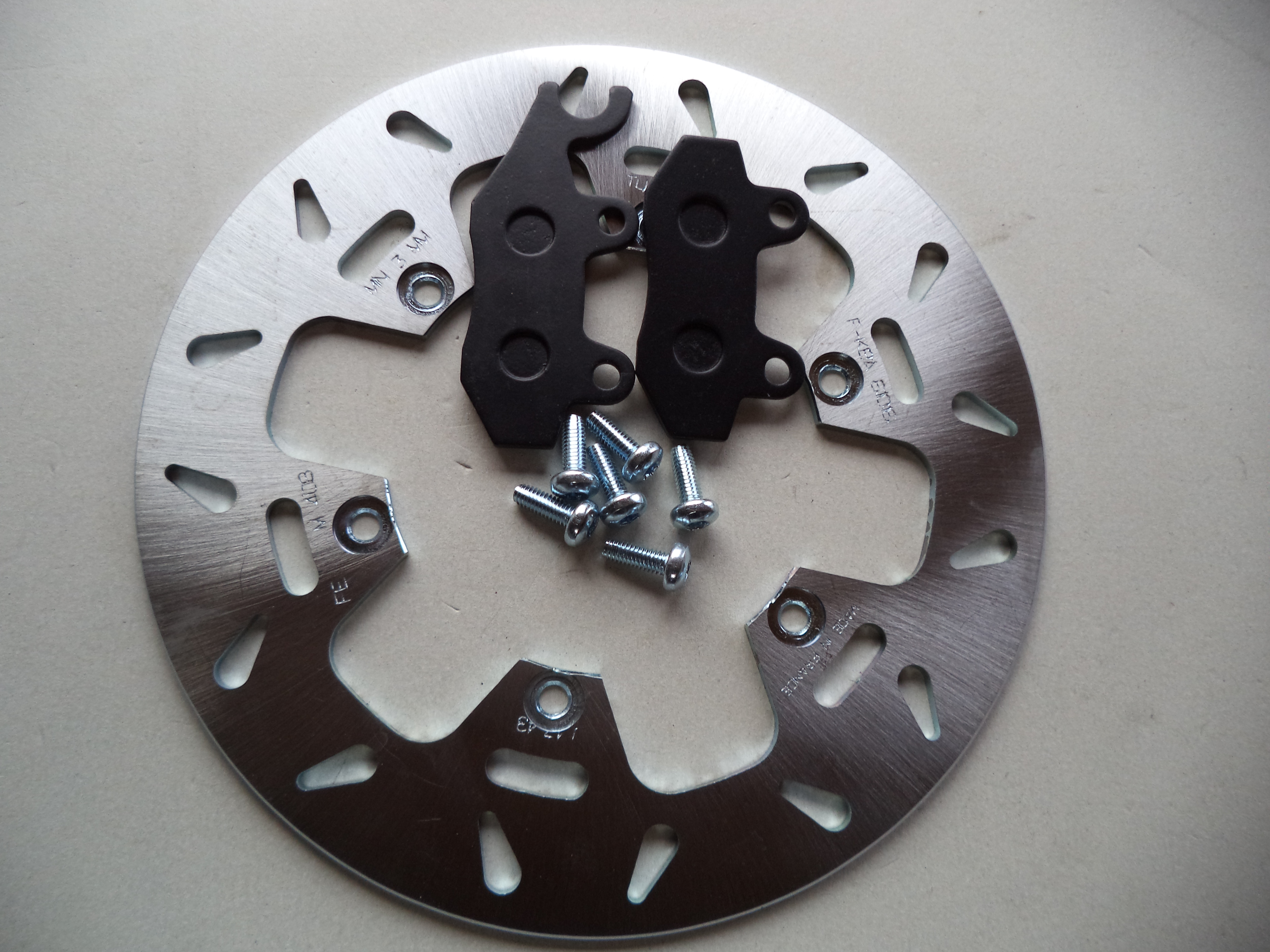 Bremsscheibe SM SX hinten mit ABE incl. Bremsbelag & Schrauben