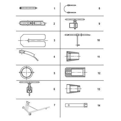 Arretierwerkzeug Kupplung