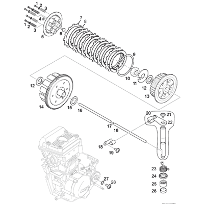 Kupplungskorb Reparatur Set