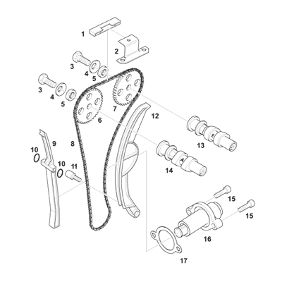 Dichtung Kettenspanner