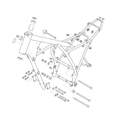 Sechskantschraube M10x170 Motorhalterung