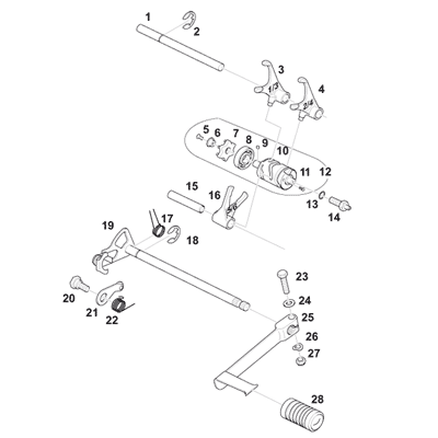 Bolzen M6 Indexhebel