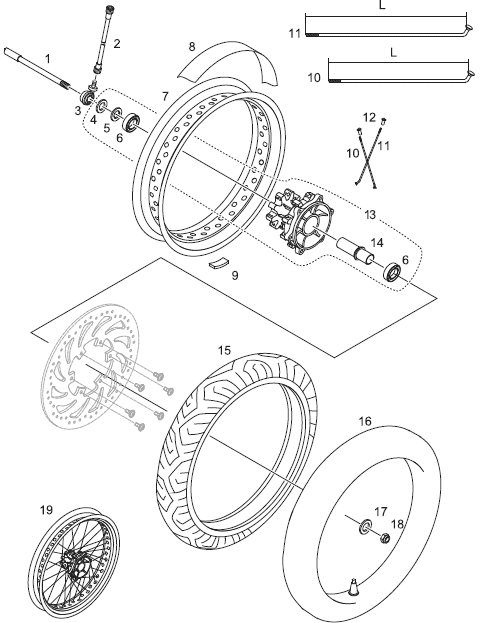 Tachowelle SM SX 125